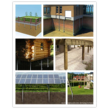 Verzinkte Solarbodenschrauben für Solar